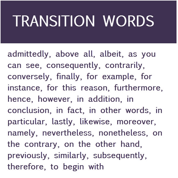 Transition Words