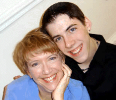 Suzanne Brockmann and her son Jason