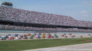 The start of the Talladega 500, April 22, 2001