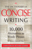 The Dictionary of Concise Writing by Robert Hartwell Fiske