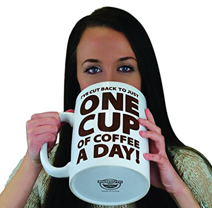 Giant coffee mug 64 oz.